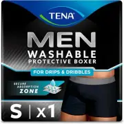TENA Men's Washable Protective Boxers, Light Absorbency, S/M/L/XL/XXL/ 1 Count ✅