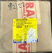 New Square D QBP32200TM 200A 3-Poles 240V Circuit Breaker