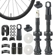 Tubeless Valve Stems Set, and Valves for Tubeless Tires, Complete Bike Repair Kit, Cycling Component Parts for Bicycle, Scooter, Motorcycle, ATV Rims