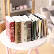 25PCS 1:12 Scale Miniatures Dollhouse Books Mini Books Mini House Accessories Books Model Decoration for Mini House Decor