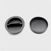 Black 2'' Eyepiece Dust Cover Set for Astronomical Telescope Mirror Eyepiece Lens Cover