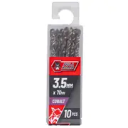 Full Boar 3.5mm M35 Cobalt Drill Bit - 10 Piece