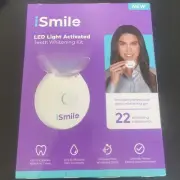 iSmile LED Light Activated Teeth Whitening Kit New And Sealed