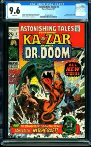 ASTONISHING TALES 8 CGC 9.6 WP DOCTOR DOOM Bronze Age MARVEL COMICS 1971