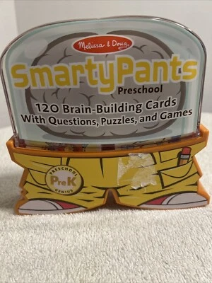 Melissa & Doug SmartyPants Preschool 120 Brain Building Questions Puzzles Games