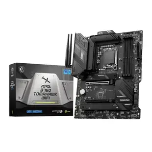 【MSI 微星】MAG B760 TOMAHAWK WIFI 主機板+微星 SPATIUM M371 1TB Gen3 M.2 SSD(M+S 組合包)