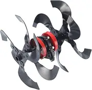 Disc Harrow - Heavy-Duty Efficient Weeding Wheel - Precision Erosion-Resistant Lawn Scarifiers for Garden, Farm, Orchard, Field, Agriculture, Landscaping