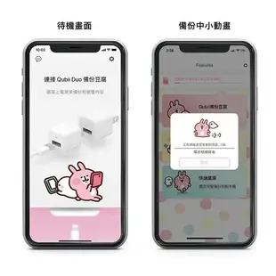 卡納赫拉 Qubii Duo 備份豆腐 【附256G記憶卡】 資料備份 iPhone 安卓 雙用 照片音樂備份 手機備份【APP下單最高22%點數回饋】