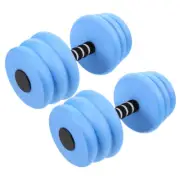2 Pcs Buoyancy Dumbbells Fitness Water for Pool Exercise Hand Weights Equipment