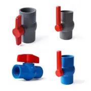 PVC Pipe Fittings Ball Valve Socket Solvent Weld Female Threaded 20mm - 90mm