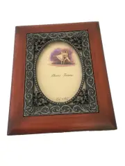 Ladies Jewelry Box wood with picture frame Gift (Made For Kmart) 1990s unused