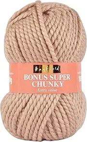 Hayfield Bonus Super Chunky, Mink (599), 100g by Sirdar, F032-0599