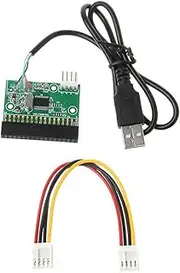 Fahgaer 1.44Mb 3.5Inch Floppy Drive Connector 34 Pin to USB Cable Adapter PCB Board,USB Disk to Floppy Disk A