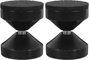Amosfun 2Pcs Adjustable Headboard Stopper Threaded Bed Frame Anti-Shake Tool Head Board Stabilizer Pad Support S