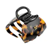 Balmain Jumbo Hair Pinch Clip, Tortoise