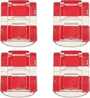 4PCS Clear Acrylic Lock Hasp Buckles Mini Hinge Hasp Clear Box Hinge Latch Hasp Lock Mini Acrylic Clasp Hasp Latch