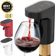 Electric Wine Decanter Aerator & Dispenser -Adjustable Pourer for Whiskey & Wine