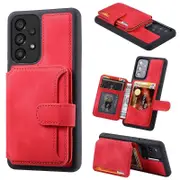 For Samsung Galaxy A53 5G RFID Blocking Leather+TPU Phone Case Wallet Kickstand Smartphone Cover
