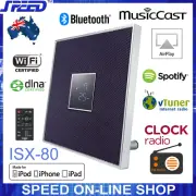 Yamaha ISX-80 MusicCast Bluetooth AirPlay Clock Radio 30W Speaker – Purple