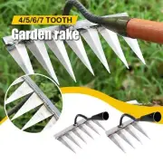 Weeding Hoe Rake Steel Harrow Grasping Raking Loosening Farm Tools Ga Fast