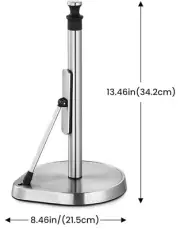 Countertop-Easy to Tear Paper Towel Holder Stand Stainless Steel