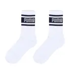 PUMA 彪馬 長襪 FASHION CREW SOCKS 白 藍 灰 中筒襪 休閒襪 襪子 BB140306