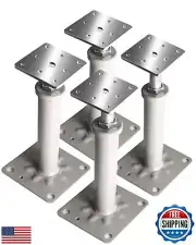 Duvecfoi 4 Pcs Floor Jack Posts, 13" - 16" Height Adjust Screw Jacks, House L