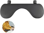 Foldable Desk Extender Tray,Desk Extender Adjustable Foldable Tray Table Mount Armrest Shelf Stand Computer Elbow Arm Support,Ergonomic Forearm Leather Soft Armrest Support,Easy Typing & Pain Relief