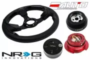 NRG 320 Pilota Leather BK IN Steering Wheel 170H Hub Gen2.5 RD Release Lock LB b