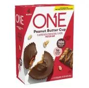 New ONE Peanut Butter Cup Chocolate 20G Protein Sugar Bars Box 8.48oz