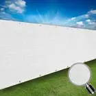 Windscreen Outdoor Privacy Fence Screen Shade Cover Balcony Railing Patio White
