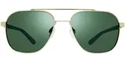 Revo RE 1108 HARRISON Polarized 04SG50 Men's Sunglasses Gold Size 56