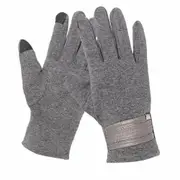 Cycling Gloves Full Finger Winter Windproof Waterproof Touchscreen Thermal Warm GRAY COLOR