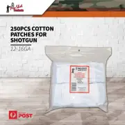 Pro Shot 250pcs Gun Cleaning Clean Cotton Patches For Shotgun 12g 16g