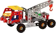 Construct IT Tow Truck – 127-Piece STEM Metal Construction Kit – Build Your Own Tow Truck Model with Tools – Hands-On Engineering Project for Kids Ages 8–12