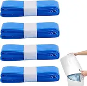Nappy Bin Refill Bags for Tommee Tippee Nappy Bin Refill, 4 Pack Bin Bags for Tommee Tippee Twist and Click Refill, Refill for Angelcare Nappy Bin Refill, Odor Blocking Diaper Bag Liners (4.5m)