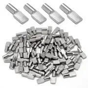 120pcs 5mm Shelf Pins Nickel Plated Shelf Support Peg Spoon Shaped Cabinet Sh...