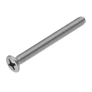 M4x40mm Flat Countersunk Head Phillips Machine Socket Screws Bolts G304 Stainless Steel Fully Threaded Metric Assortment Industry Furniture