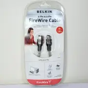 Belkin 6-Pin to 6-Pin Firewire Cable (6ft/1.8m) IEEE 1394 (400 Mbps) PC Mac