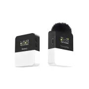 50m Pickup UHF Wireless Lavalier Microphone System for DSLR Camera Vlog