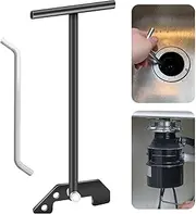 Garbage Disposer Unjamming Wrench, Unjamming Wrench Designed To Dislodge Jams or Clutter From Above The Sink, for All Waste King, Moen, InSinkErator Garbage Disposals - Unjamming Wrench Black