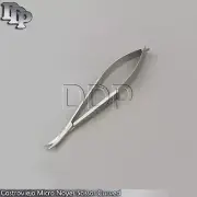 Dental Surgical Micro Iris Noyes Spring Scissor Curved 11.5cm Sharp/Blunt Blades