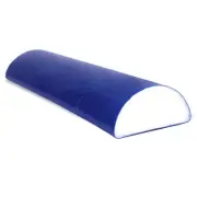 CanDo Premium TufCoat Blue Coated Half-Round Foam Rollers for Muscle Restorat...