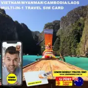 Vietnam/Myanmar/Cambodia/Laos in-1 travel prepaid SIM card | VIP Unlimited data