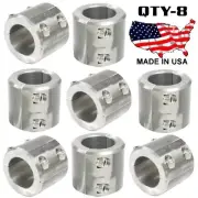8 - Steel Universal Weld On Roll Bar Clamp 1" Bar Cage Fabrication Mount 4 Bolt