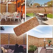 Bamboo Fence Rolls 2 3 4 Balcony Reed Fence Natural Reed Fencing Rolls for Garden Deck Railing Balcony Bamboo Screening Fence Rolls