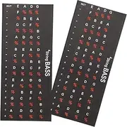 SUPVOX Guitar Scale Stickers Set Fretboard Decals for Learning No Trace Easy Stick Peel