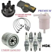 Tune Up Kit Filters Cap Rotor Wire Spark Plugs For PLYMOUTH CHAMP L4 1.4L 1979