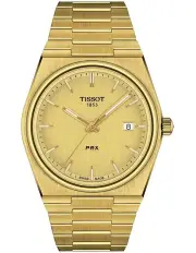 [Tissot] PRX T1374103302100 Watch In Yellow Gold