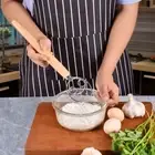 Household Durable Practical Flour Mixer Egg Beater Dough Whisk Pastry Blender